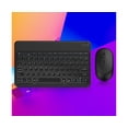 thumbnail image 5 of 1 Set Wireless Keyboard Quick Response Long Standby Time Slim Tablet Noiseless BT Mini Mouse for Notebook - White 12, 5 of 5