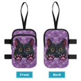 thumbnail image 3 of COEQINE Crutch Accessories Bag Elbow Crutch Pouch Black Cat Heart Purple Forearm Crutch Pouch, Walking Cane Bag, Lightweight, Large Capacity, for Walking Cane, Hiking Stick, 3 of 7