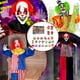 thumbnail image 4 of Caja ciega de payaso de Navidad para Halloween, funda para teléfono móvil con 24 cuentas atrás, marco de fotos, tenedor para pastel, conjunto de accesorios de resina DIY, 4 of 5