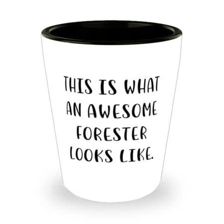 

This is What an Awesome Forester Looks Like. Forester Shot Glass Cool Forester Ceramic Cup For Friends