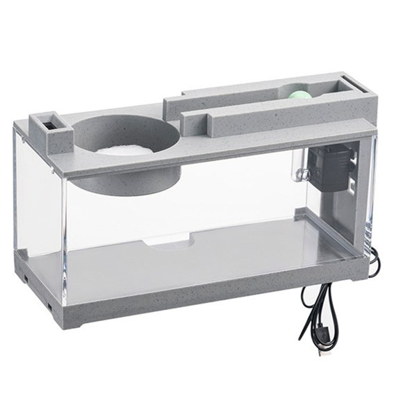 Acuario de Peces Kit de Filtro de Agua Silencioso Paisaje Decoración de Escritorio