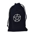 thumbnail image 2 of Bolsa de almacenamiento de tarot de pentagrama de terciopelo 115*180, paquete con cordón de tarjeta de juego kaili Sencillez, 2 of 2
