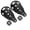 Black, variant on Body Solid ORST175 Olympic Rubber Grip 175 lb Set