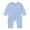 Blue, variant on Baby Pajamas Long Sleeve Rompers Snap Closure Sleeper For Boy Girls Baby Body Suit Greyï¼3-6 Months