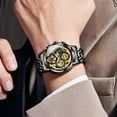 thumbnail image 5 of OLEVS Mens Watch Chronograph Luxury Diamond Dress Business Analog Quartz Wrist Watches Stainless Steel Waterproof Luminous Moon Phase, 5 of 11