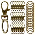 thumbnail image 1 of Ganchos para llaveros con llaveros, 100 unidades, para manualidades, 1 of 6