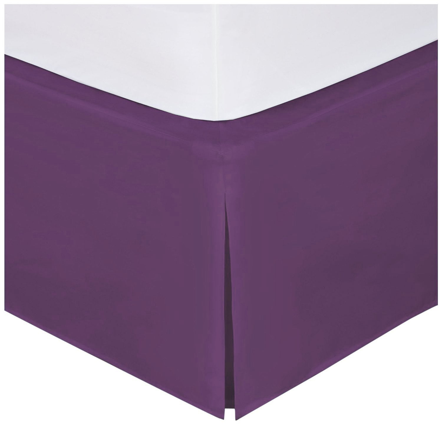Fancy Collection 14” Inch Drop Tailored Pleated Bed Skirt Full Size