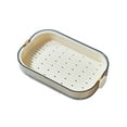 thumbnail image 2 of Double Layer Soap Drain Tray and Storage Rack for Efficient Bathroom Organization, 2 of 5