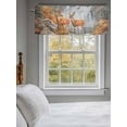 thumbnail image 3 of Fall Deer Forest Valances for Windows, Rod Pocket Kitchen Valance Curtains - Soft & Washable Small Window Treatment for Living Room,&nbsp;Bathroom, Autumn Waterfall , 42x12 Inch, 1 Panel, 3 of 9