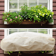 thumbnail image 4 of Protector rectangular para jardineras que protege las plantas de balcones, alféizares y patios de las heladas y el viento (2 unidades), 4 of 8