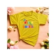 thumbnail image 1 of Letras Playera Blusa Con Estampado De La Abuela Mas Bonita Ropa Para Mujer Color Amarillo Talla Extra Grande Marca Emil SaEs, 1 of 4