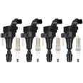 thumbnail image 3 of ECCPP UF491 4 ignition coils with 4 iridium Spark Plugs Chevy for GMC Pontiac for Saturn Malibu HHR Cobalt Equinox Terrain G6 2.4L 2.2L 2.0L C1552 UF491 12638824, 3 of 6