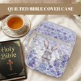 thumbnail image 4 of HELLHERO Polyester Bible Cover Bag with Lightweight, Butterfly Rabbit Washable Soft Quilted Bible Cover for Daily Use, 4 of 9