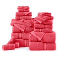thumbnail image 2 of Juego de toallas de baño LANE LINEN Luxury, 100% algodón, 18 unidades, madreselva, 2 of 9
