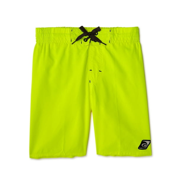 Laguna Laguna Boys Solid Neon Swim Trunks, UPF 50+, Sizes 816