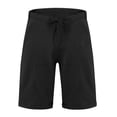 thumbnail image 4 of cargo pants for men Mens Shorts Pants Solid cargo shorts for men sweatpants for men Golf Pants Men work pants for men Mens Dress Pants Shorts Men Mens Cargo Shorts Black Cotton Linen L, 4 of 5