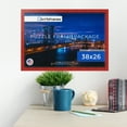 thumbnail image 5 of ArtToFrames 38x26 Inch - 97x66 CM Red Puzzle Frame for 2000 piece Puzzles.1.50 Inch Custom Wood Puzzle Frames, Red - Comes with Economy Acrylic, 5 of 6