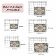thumbnail image 6 of Pink Green Boho Outdoor Rug 4x6 Ft, Non Slip Washable Area Rug, Abstract Medieval Vintage Ethnic Floral Patio Rugs Carpet Runner, Large Floor Mat for Indoor/Outdoor Deck Porch Camping, 6 of 8