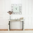 thumbnail image 6 of SHYFOY Silver Console Table Entryway Table with Line Design Mirror Finished Accent Table Sofa Table for Living Room Hallway Entrance, 6 of 9
