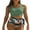 AC Green, variant on SHEWIN Women Bikini Sets 2 Piece Swimsuits Floral Print Bathing Suits High Waisted Bikinis Swimwear Racerback Tops with Bottom