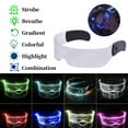 thumbnail image 4 of LED Luminous Glasses Party Bar Disco Punk Glasses Futuristic Style Festival Goggles Decoration Gifts, 4 of 8