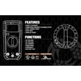 thumbnail image 4 of Southwire 10031S Manual-Ranging Digital Multimeter, 0-600V AC/DC, 4 of 6