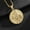 Gold, variant on Hip Hop Stainless Steel Anubis Effigy Pendant Necklace Gold Plated Jewelry-Gold