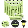 thumbnail image 1 of Pilas recargables Jiajax AA 900 mAh 1.2 V Ni-MH (paquete de 16), 1 of 7