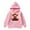Pink, variant on Cattle Long Sleeved Hoodie For Children