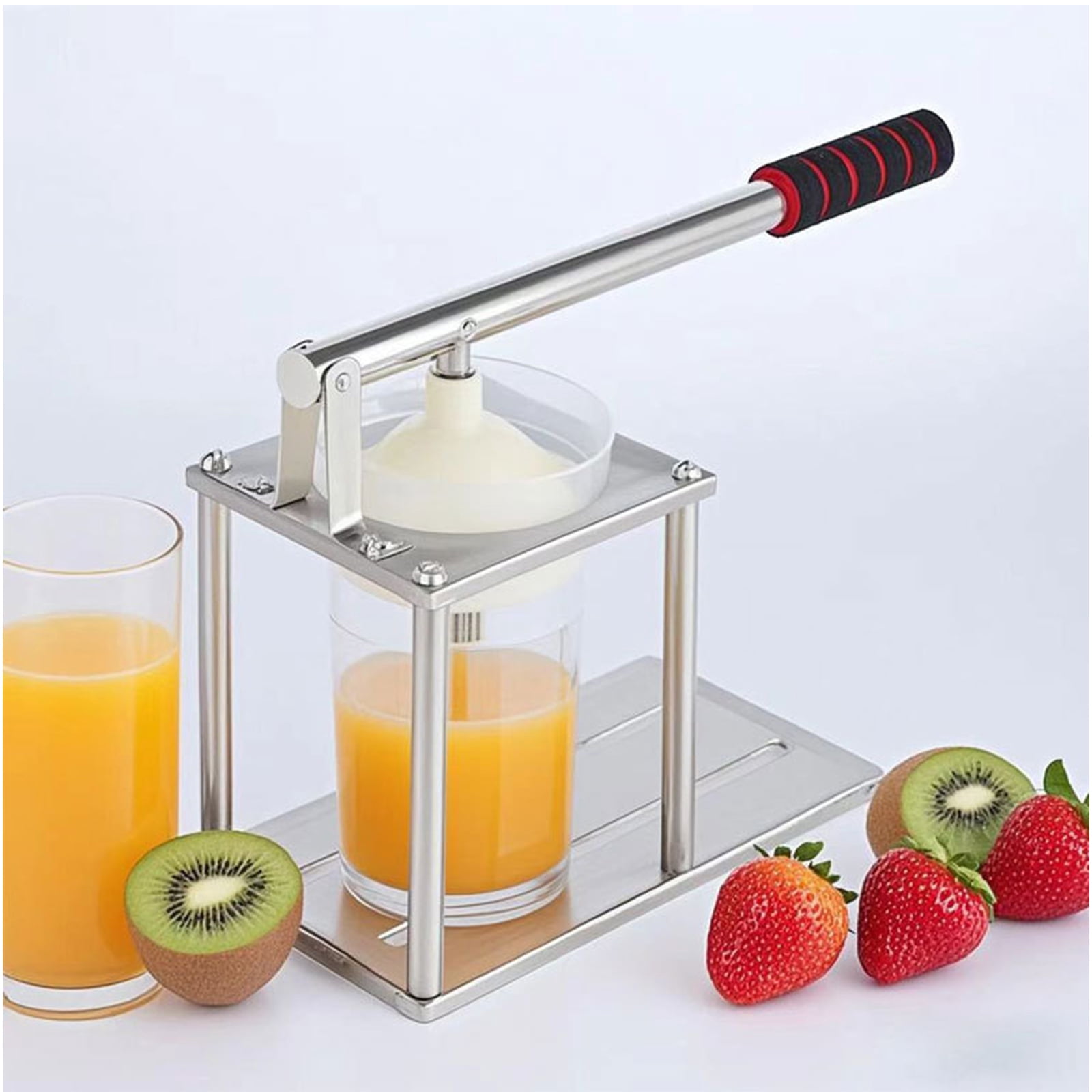 Space Saving Juices Extractor Machine Grade Stainless Steels Hand Press Juicer For Various Fruits Healthy Beverages