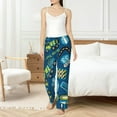 thumbnail image 4 of Cauagu Dump Truck Pajama Pants for Women Loose Fit Wide Leg Trouser Pants Casual Elastic Waist Drawstring Lounge Pants, 4 of 6