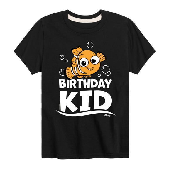 Disney Finding Nemo - Birthday Kid - Toddler & Youth Short Sleeve Graphic T-Shirt