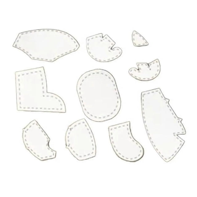 8Pcs/Set 8In Acrylic Template Ruler Set Memory Quilting Ruler for Sewing Template Patchwork A
