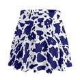 thumbnail image 7 of SEANATIVE Women's Tennis Golf Skirts High Waisted Skorts with Pockets Inner Shorts Pleated Athletic Skirt Breathable Stretchy Golf Pickleball Running Workout Skort, S, Cow Print Navy Blue White, 7 of 7