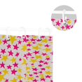 thumbnail image 5 of Yayeee Shower Curtain with Hooks 72"x72" Waterproof Fabric Bathroom Hanging Decor, Beige Stars, 5 of 5
