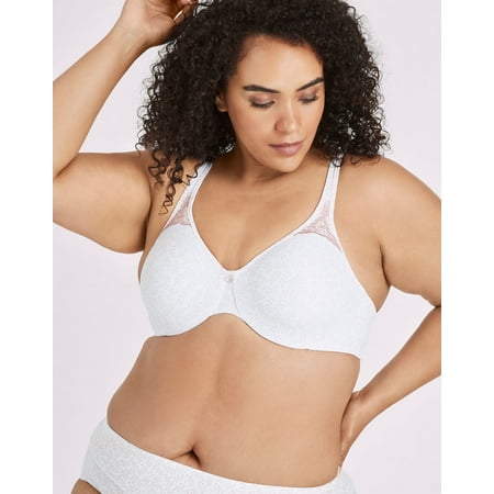 Bali Passion for Comfort Minimizer Underwire Bra Pink Leaf Print 38DD Women s