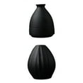 thumbnail image 1 of 2 Pieces Nordic Black Ceramic Flower Vase Decorative Home Kitchen Decoration Baoblaze none, 1 of 8
