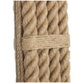 thumbnail image 4 of DecMode 36" x 48" Brown Handmade Woven Wall Mirror, 4 of 11