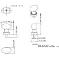 thumbnail image 3 of Jeffrey Alexander G110 Harlow 1-1/4" Oval Glam Egg Glass Cabinet Knob / Drawer Knob -, 3 of 7