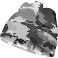 thumbnail image 1 of Tuque de Chasse Camouflage à Revers pour Hommes, Légère, Extérieure, Exercice, Décontractée, Douce, Chaude, Hiver, Bonnet, 1 of 5