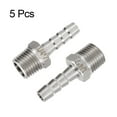 thumbnail image 3 of 5pcs Stainless Steel Barbed Fitting 1/4" to 1/4" Hose ID Hose Fitting, 3 of 7