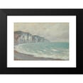 thumbnail image 2 of Claude Monet 24x18 Black Modern Framed Museum Art Print Titled - Falaise De Pouville (1896), 2 of 5