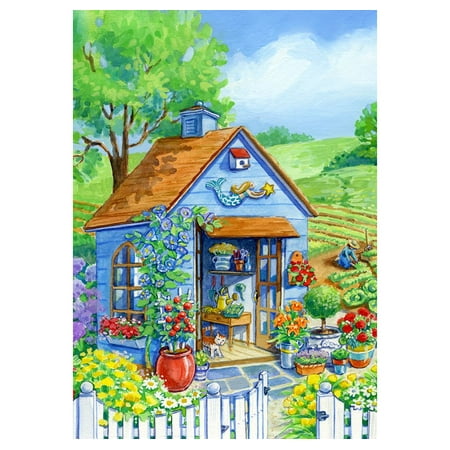 - Toland Garden Flag - Cottage Garden