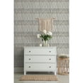 thumbnail image 4 of (2 pack) Better Homes & Gardens Gray Gwen Stripe Peel and Stick Wallpaper, 20.5" x 18', 4 of 8