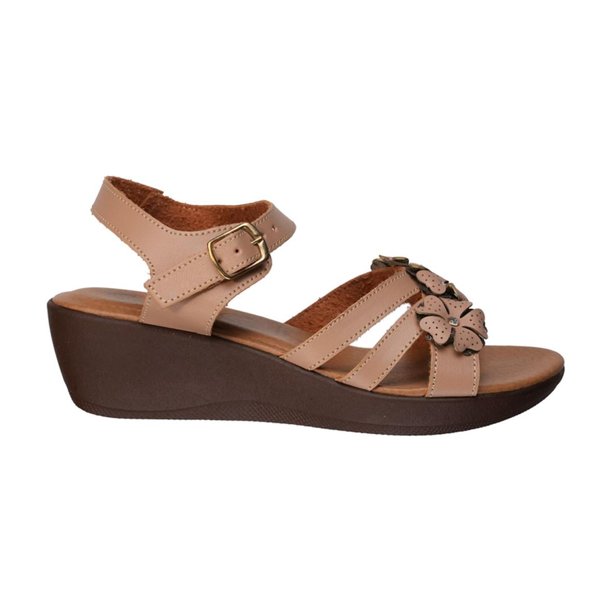 Sandalias Dama Spain Plataforma Casual Comodo rosa 24
