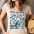 thumbnail image 4 of Women's Short Sleeve Graphic T-Shirt, Oh How He Loves Us Cross Ephesians 2:4-8, Ash, Size S, 4 of 6