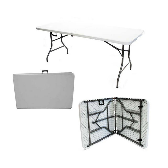 Mesa Plegable Portafolio 1.80m Plástico Jardin Evento Vanlig EMME
