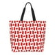 thumbnail image 1 of Balery Canada Bolsa Tote Estilo Estético con Cremalleras, Bolsa de Hombro, Bolsa de Compras Grande y Plegable, 1 of 8