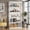 White, variant on Fnova 71" Tall Modern Bookcase, 6-Tier Industrial Metal Bookshelf, Large Etagere Display Shelves for Living Room, Bedroom, Rustic Brown