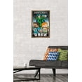 thumbnail image 2 of Minecraft - Beware Of The Dark Wall Poster, 14.725" x 22.375", Framed, 2 of 3